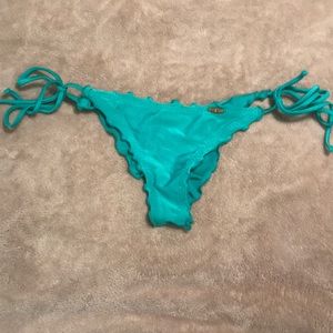 Luli Fama Wavy Ruched Tie Side Bottom